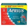 Aerius Allergy Relief 24 Hour Non Drowsy 5 mg 30 + 10 Bonus