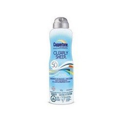 Coppertone Sunscreen Lotion Clearly Sheer SPF 50 142 g