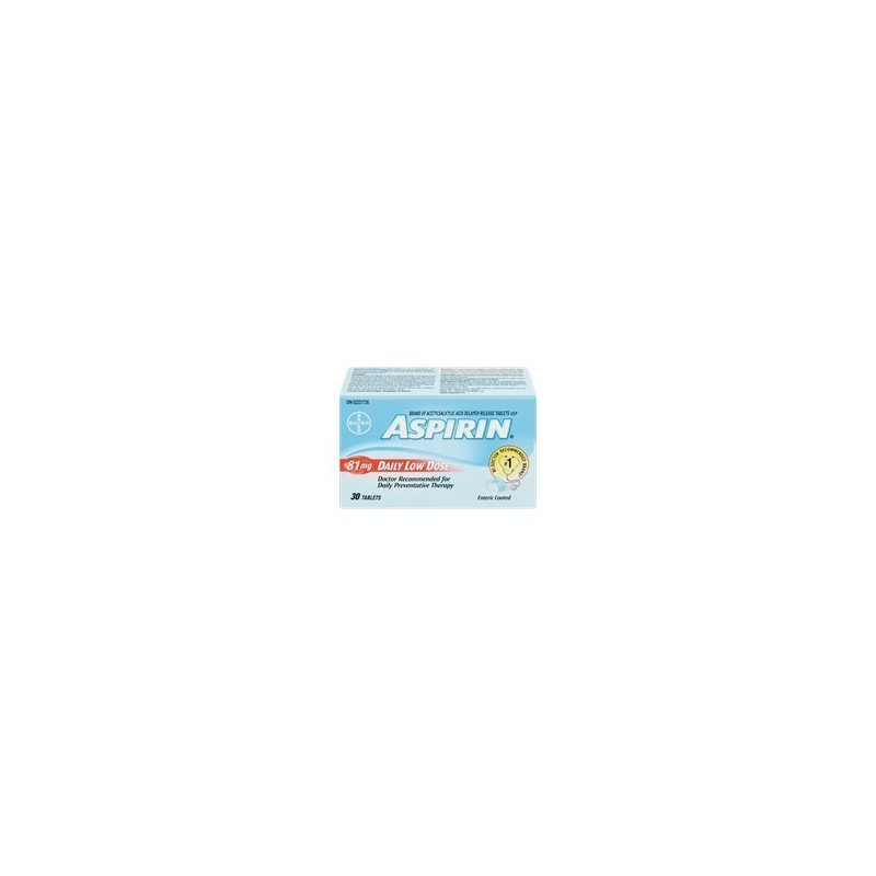 Aspirin Daily Low Dose Tablets 81 mg 30's