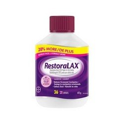 RestoraLAX Polyethylene Glycol Powder 30 + 6 Bonus