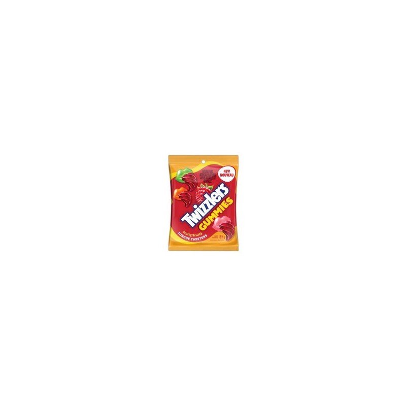 Twizzlers Gummies Fruity Tongue Twisters 182 g