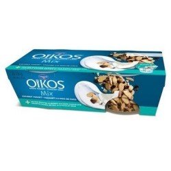 Danone Oikos Mix Coconut Yogurt + Salted Roasted Almonds and Dark Chocolate 0% 2 x 130 g