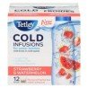 Tetley Cold Infusions for Water Bottles Strawberry & Watermelon Cold Brew Tea 12’s