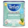 Tetley Super Herbal Tea Immune+ Peppermint & Ginger with Zinc and Vitamin D 20's