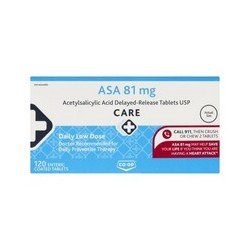 Co-op Care+ Low Dose ASA 81 mg 120’s