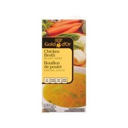 Co-op Gold Chicken Broth No Salt Added 946 ml