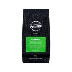 Co-operative Coffee Reserve Ethiopia Yirgacheffe & Sidamo Whole Bean Light Coffee 300 g