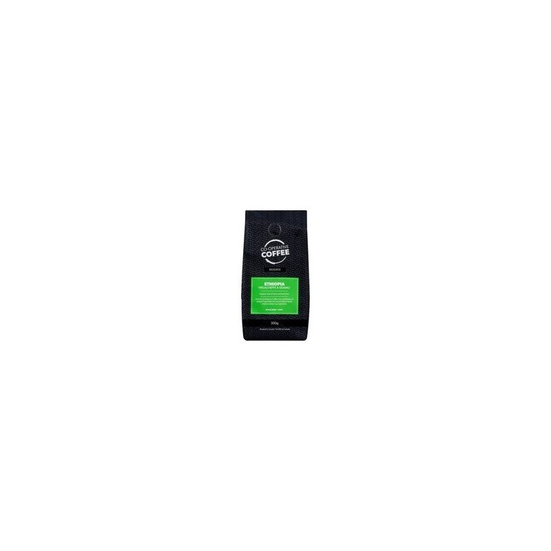 Co-operative Coffee Reserve Ethiopia Yirgacheffe & Sidamo Whole Bean Light Coffee 300 g