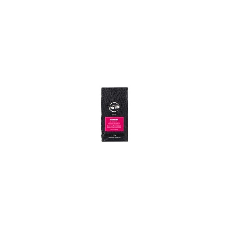 Co-operative Coffee Reserve Sumatra Single Origin Whole Bean Medium Coffee 300 g