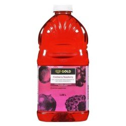 Co-op Gold 100% Juice Blend Cranberry Raspberry 1.89 L