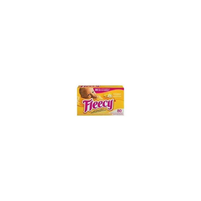 Fleecy Dryer Sheets Aroma Therapy Calm 80's