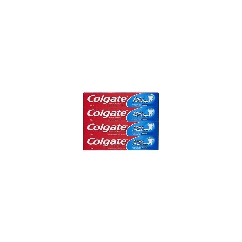 Colgate Cavity Protection Regular Toothpaste Value Pack 4 x 120 ml
