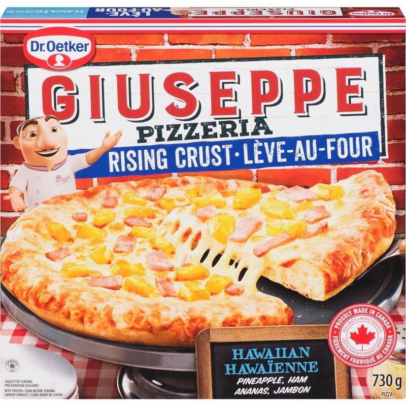 Dr. Oetker Giuseppe Pizza Rising Crust Hawaiian 730 g