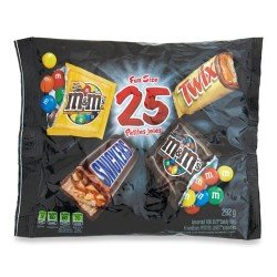 Mars Fun Size Chocolate Bar Assortment 25's