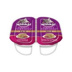 Whiskas Perfect Portions Pate Whitefish & Tuna Entree 2 x 37.5 g