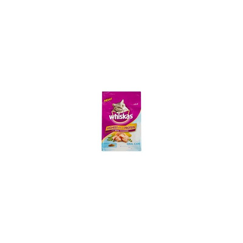 Whiskas Dry Cat Food Oral Care Chicken 1.4 kg