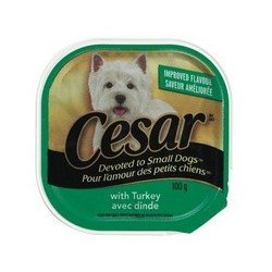 Cesar Entrees Canned Dog Food Turkey Recipe 100 g