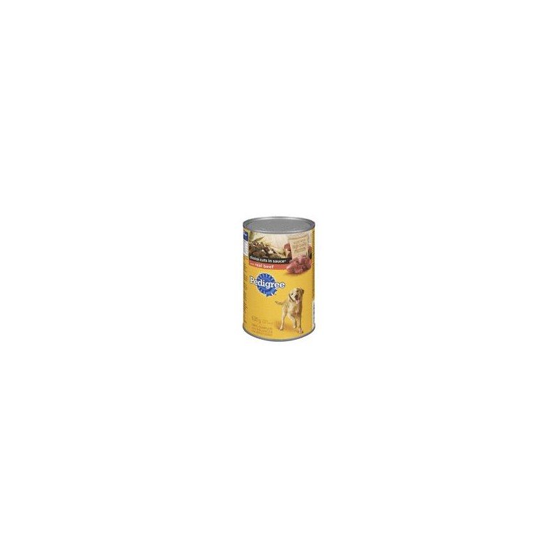 Pedigree Canned Dog Food Beef 630 g