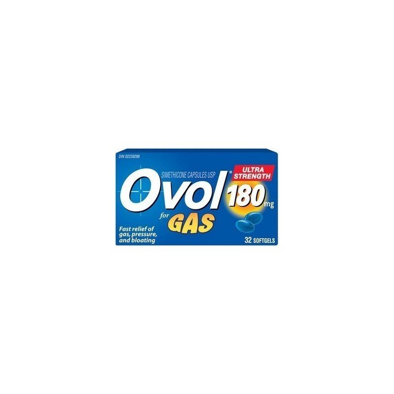 Ovol Ultra Strength for Gas Softgels 32's