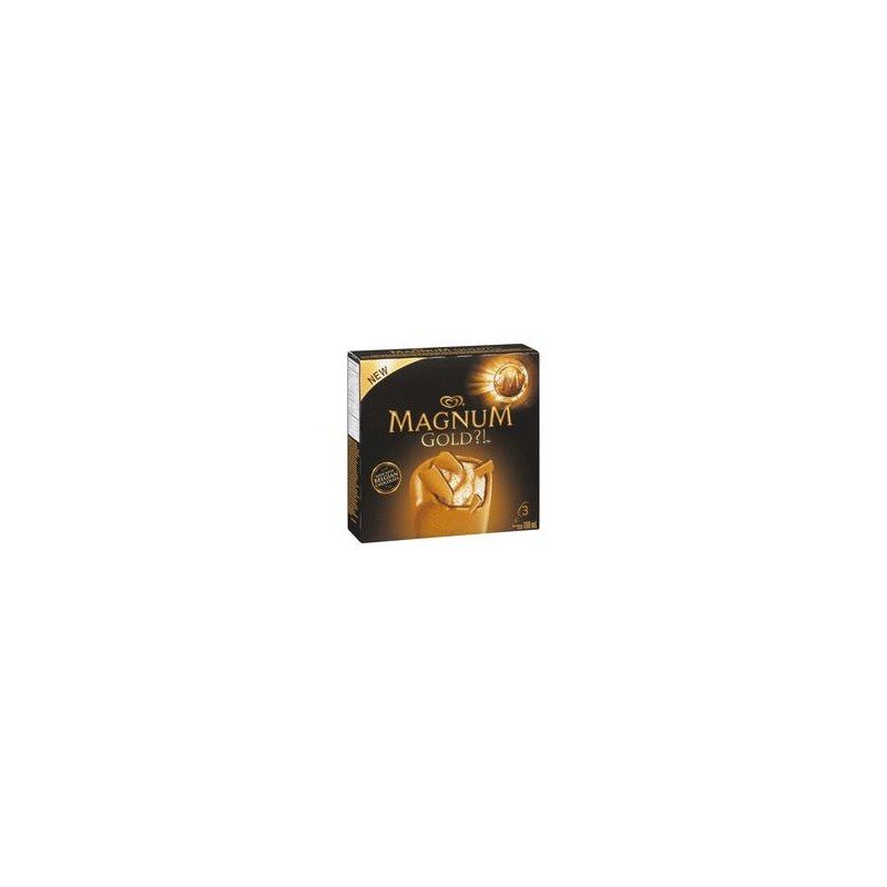 Magnum Ice Cream Bars Gold 3 x 100 ml