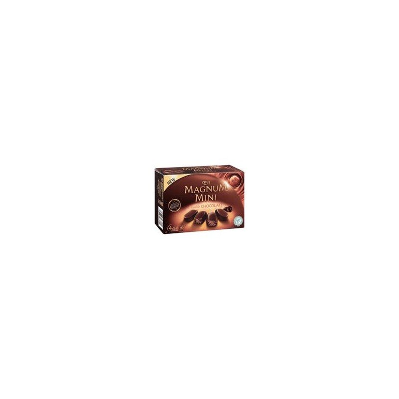 Magnum Mini Ice Cream Bars Double Chocolate 4 x 55 ml