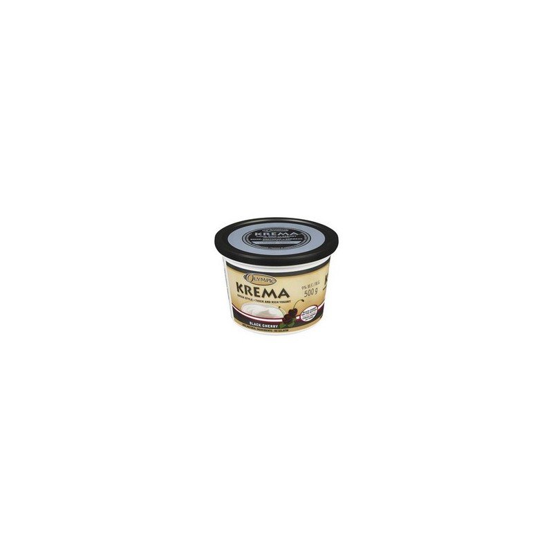 Olympic Krema Black Cherry 9% Greek Style Yogurt 500 g