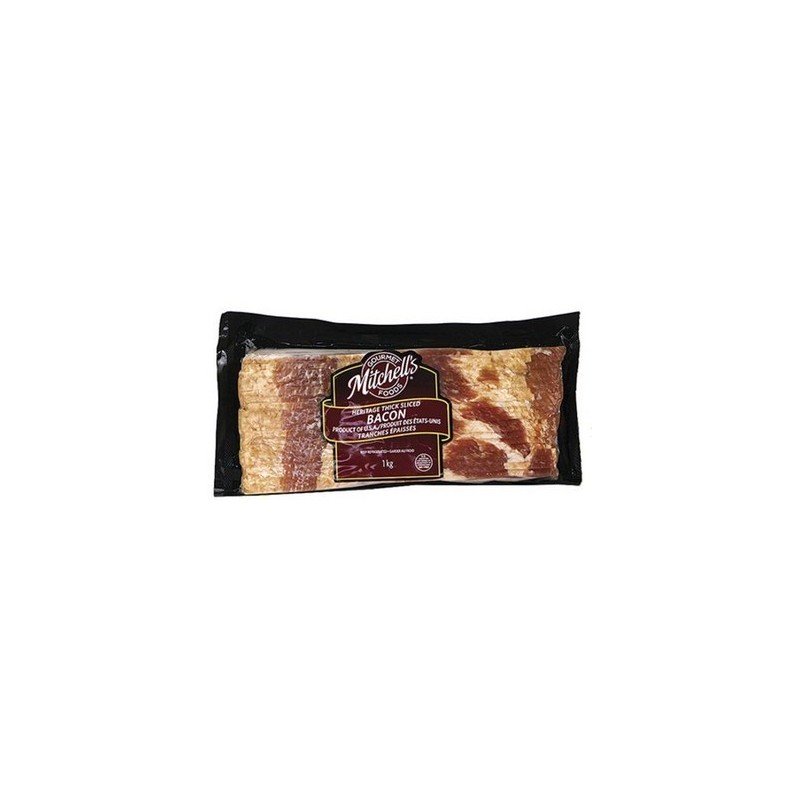 Mitchell's Gourmet Foods Heritage Thick Sliced Bacon 1 kg