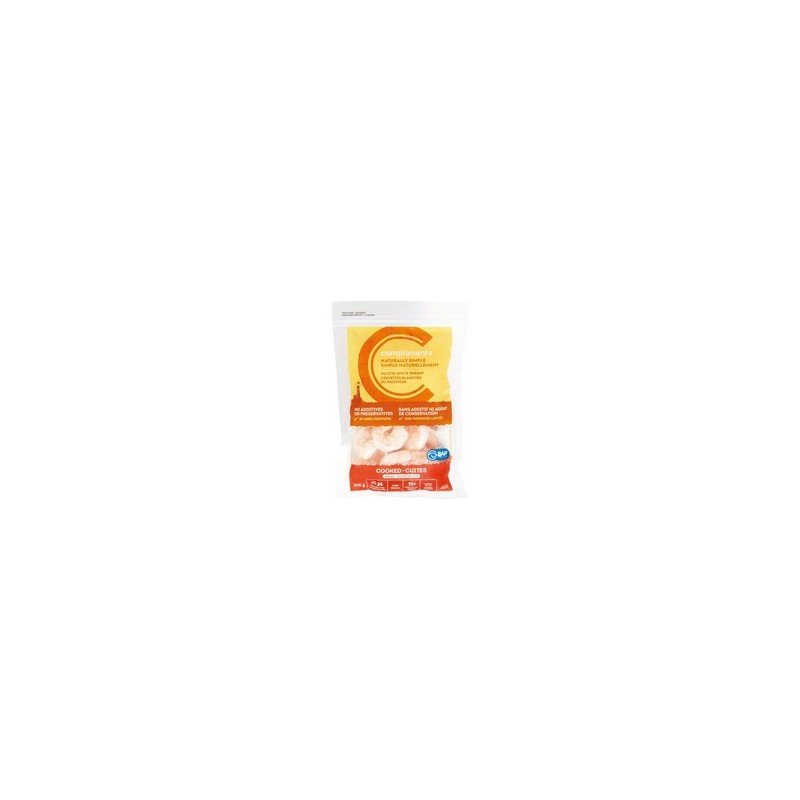 Compliments Naturally Simple Pacific White Shrimp Cooked Peeled 21-25 340 g