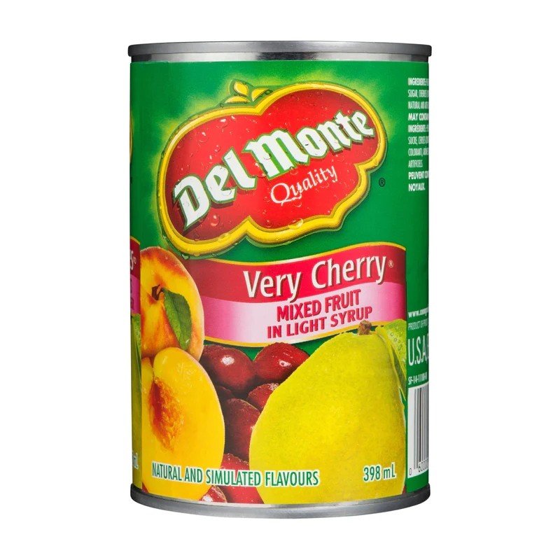 Del Monte Very Cherry Mixed Fruit in Light Syrup 398 ml