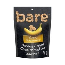 Bare Simply Banana Chips 77 g