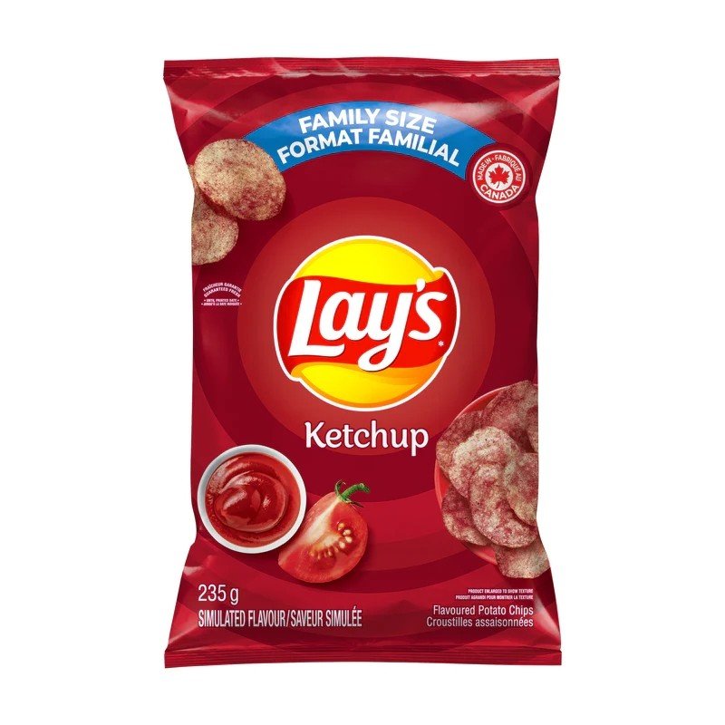 Lay's Ketchup Potato Chips 235 g