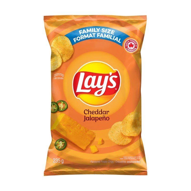 Lay’s Cheddar Jalapeno Potato Chips 235 g