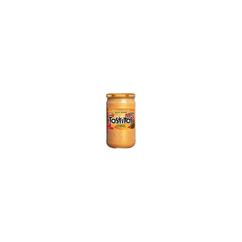 Tostitos Medium Salsa Con Queso 628 ml