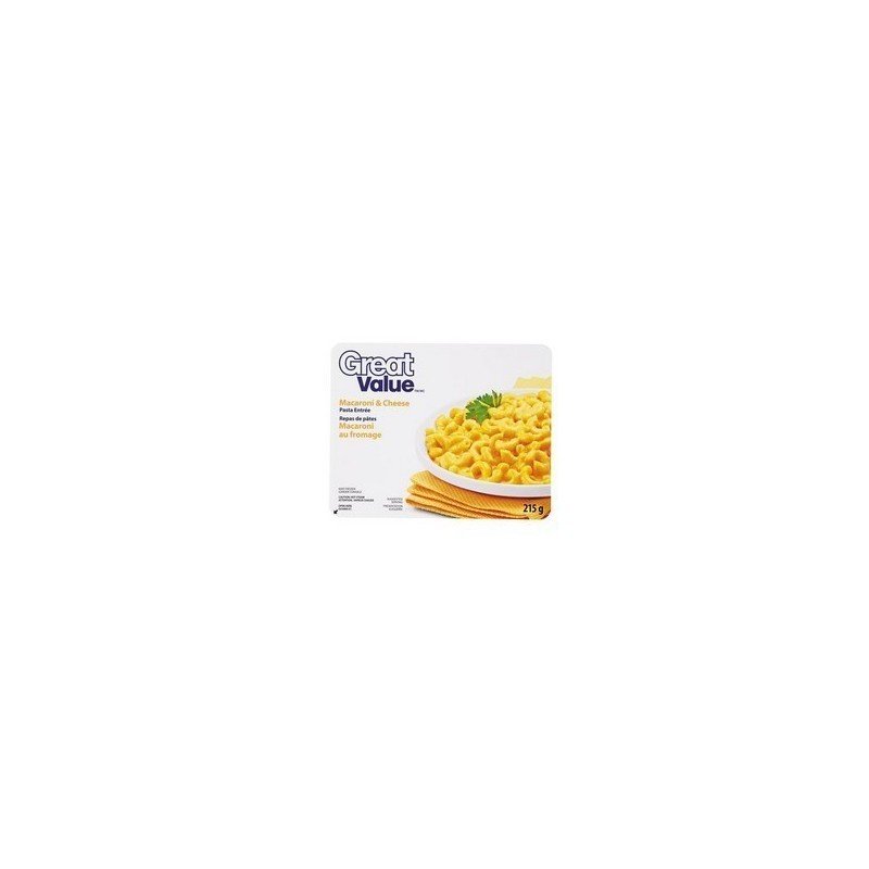 Great Value Macaroni & Cheese Pasta Entree 215 g