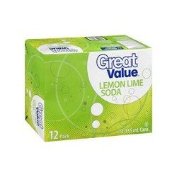 Great Value Lemon Lime Soda 12 x 355 ml
