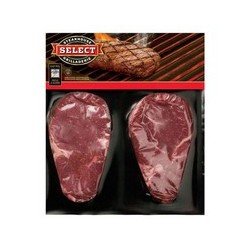 Steakhouse Select Seasoned Beef Ribeye Steak with Salt & Pepper (up to 320 g per pkg)