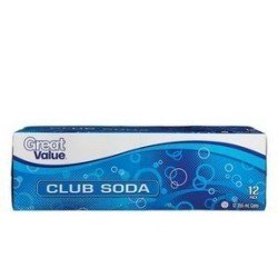 Great Value Club Soda 12 x...