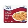 Great Value Lasagna with Meat Sauce 215 g