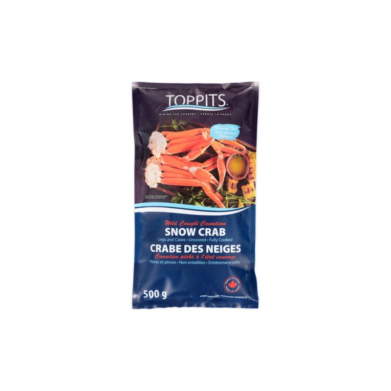 Toppits Cooked Snow Crab Legs and Claws 500 g