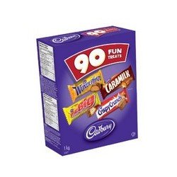 Cadbury Chocolate Assorted Fun Treats Candy 90's 1 kg