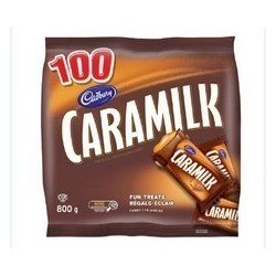 Cadbury Caramilk One Bites Fun Treats Candy 100's