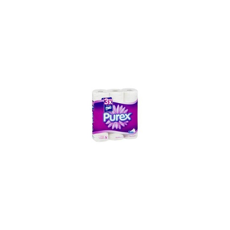 Purex Bathroom Tissue Pure Comfort Triple Rolls 12/36