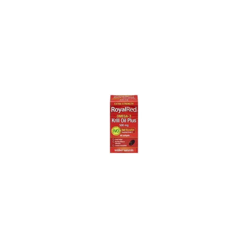 Royal Red Omega-3 Krill Oil Plus 500 mg 60's