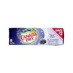 Canada Dry Blackberry Ginger Ale 12 x 355 ml