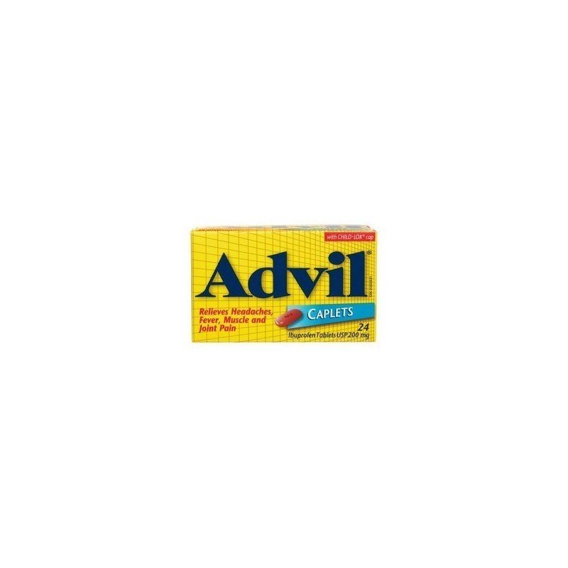 Advil 200 mg Caplets 24's