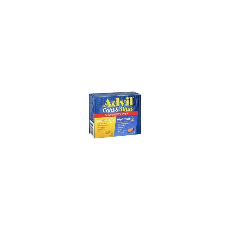Advil Cold & Sinus Day/Night Convenience Pack 12/6's