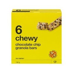 No Name Chewy Granola Bars Chocolate Chip 156 g