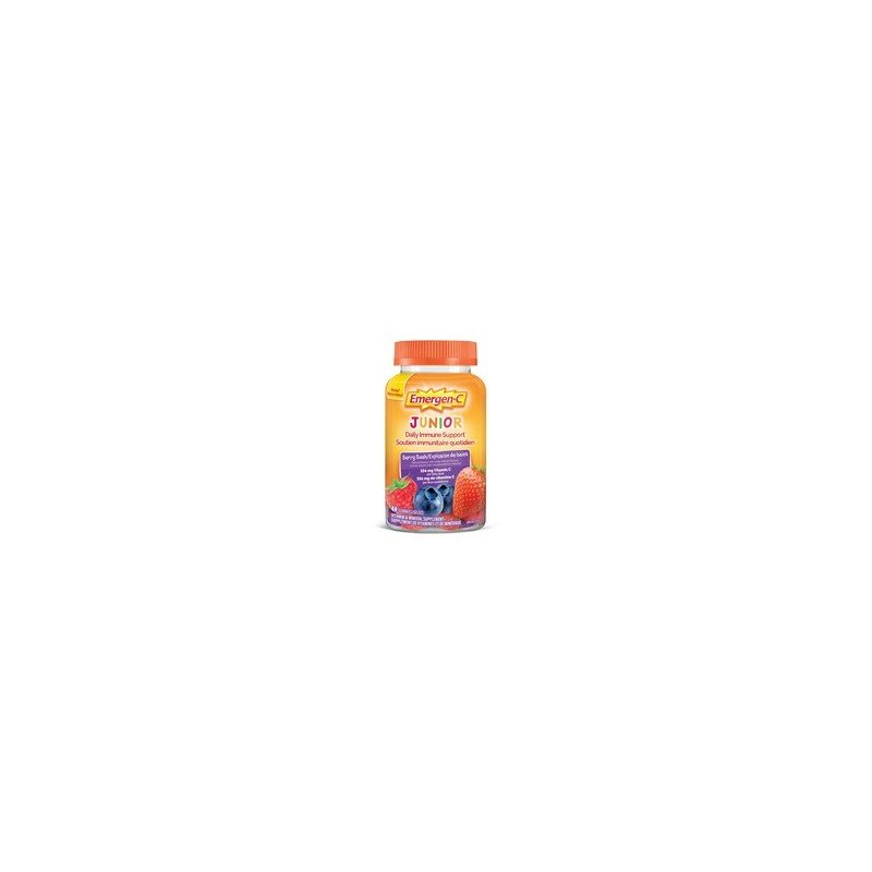 Emergen-C Junior Daily Immune Support Gummies 334 mg Vitamin C Berry Bash 44's