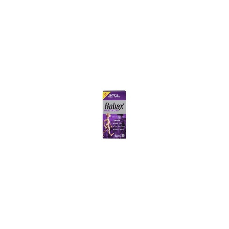 Robax Platinum Ibuprofen + Muscle Relaxant 60 Caplets