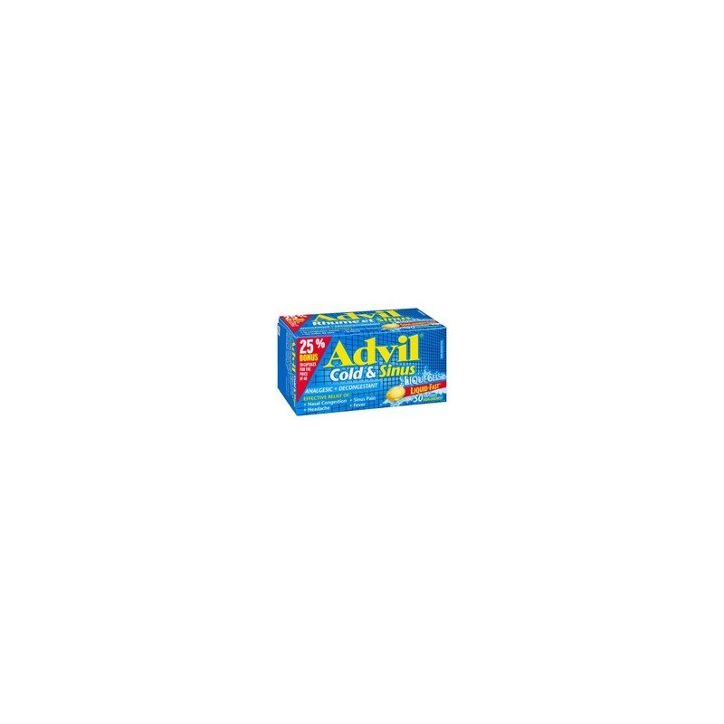 Advil Cold & Sinus Liqui-Gels 50’s